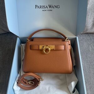 Parisa Wang Micro Madison top handle bag in Chestnut